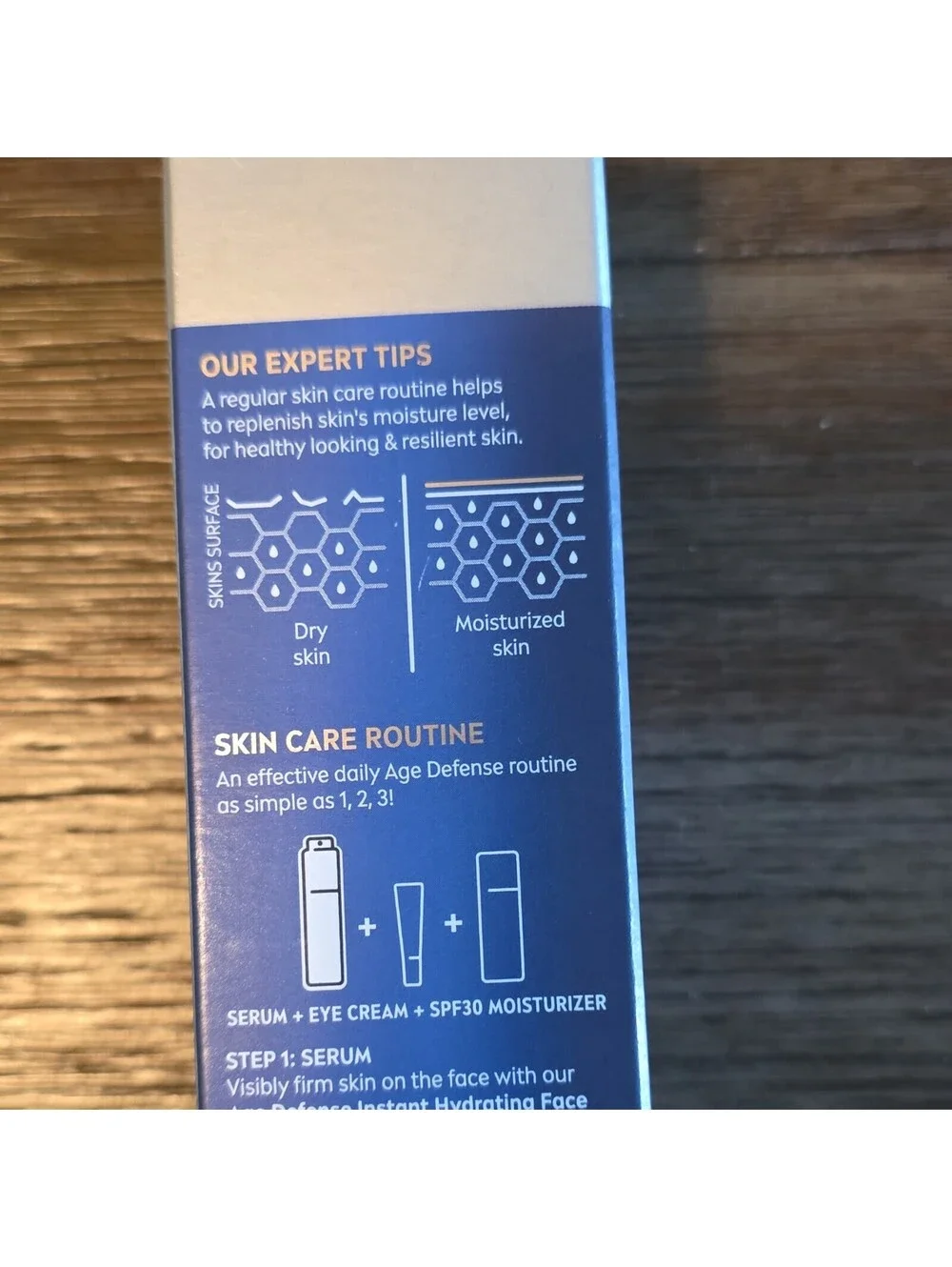 NIVEA MEN Age Defense Face Serum Hydration & Wrinkles Hyaluronic Acid